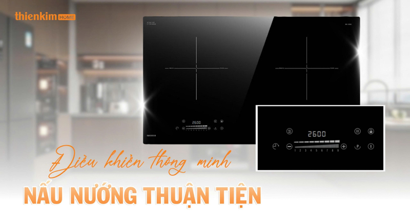 Bếp từ Hafele 533.09.989 dễ dàng thao tác điều khiển cảm ứng